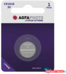 AgfaPhoto Gombelem AGFAPHOTO Lithium CR1616 1 darabos