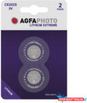 AgfaPhoto Gombelem AGFAPHOTO Lithium CR2025 2 darabos