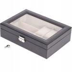 Home Styling Collection Ékszertartó Doboz Fából És Üvegből 30X21X8 CM (HZ1915120-black)