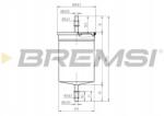 Bremsi Üzemanyagszűrő Vw, Audi, Skoda, Seat FE0394 Brs