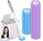  Fürdőszobai Wc kefe cserélhető betétekkel 18x Higiénikus fehér, tik tok (WC-CLEAN-001)