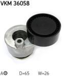 SKF Szíjfeszítő, hosszbordás szíj SKF VKM 36058 for NISSAN, RENAULT (VKM 36058)