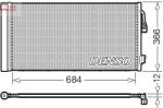 DENSO Condensator, climatizare DENSO DCN05114 (DCN05114) - fixbox