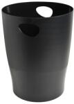 EXACOMPTA Papírkosár, 15 liter, PP, EXACOMPTA Ecobin Economy , fekete (453014D) - molnarpapir