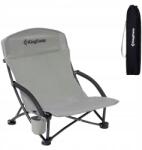 KingCamp Kemping szék Összecsukható Horgász acél váz King Camp Deluxe (KC3841BLACK)