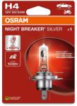 OSRAM Night Breaker Silver H4 12V/60/55W izzó
