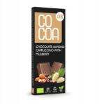 COCOA Mandulás cappuccino csokoládé eperfával bio 40 g cocoa (5902565217228)