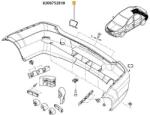 Original Renault Acoperire tampon, sistem de remorcare ORIGINAL RENAULT 82 00 752 810 (82 00 752 810)