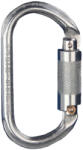  Ovális karabíner twist lock acél/cink