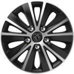 Versaco Set Capace De Roți Auto Rapide Nc 15" Compatibilitate Peugeot 4 Bucăți Negre 004-07495 (004-07495)