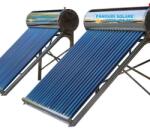 TotalSolar Panou solar apa calda nepresurizat TOTAL SOLAR, boiler 100 litri, 10 tuburi, Controler TK7, inox