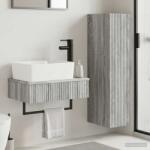 vidaXL Set de mobilier pentru baie 2 buc. Sonoma gri GartenMobel Dekor (3406109)