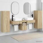 vidaXL Set de mobilier pentru baie 5 buc. Stejar Sonoma GartenMobel Dekor (3405975)