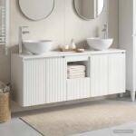 vidaXL Set dulap baie 3 buc. Alb foarte lucios 49, 5 x 41 x 64, 5 cm GartenMobel Dekor (3405631)