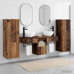 vidaXL Set de mobilier pentru baie 5 buc. Lemn vechi GartenMobel Dekor (3405971)