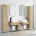 vidaXL Set de mobilier pentru baie 5 buc. Stejar Sonoma GartenMobel Dekor (3406015)