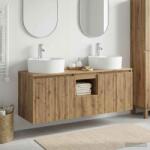 vidaXL Set dulap baie 3 buc. Stejar Artizanal 49, 5 x 44, 5 x 65 cm GartenMobel Dekor (3405686)