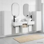 vidaXL Set de mobilier pentru baie 5 buc. Alb 33 x 34, 5 x 100 cm GartenMobel Dekor (3405963)
