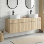 vidaXL Set dulap baie 3 buc. Stejar Sonoma 49 x 44, 5 x 65 cm GartenMobel Dekor (3405749)