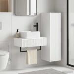 vidaXL Set de mobilier pentru baie 2 buc. Alb 33 x 34, 5 x 100 cm GartenMobel Dekor (3406103)
