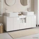 vidaXL Set dulap baie 3 buc. Alb foarte lucios 49, 5 x 41 x 63 cm GartenMobel Dekor (3405641)