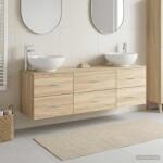 vidaXL Set de mobilier pentru baie 3 buc. Stejar Sonoma GartenMobel Dekor (3405893)