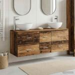 vidaXL Set dulap baie 3 buc. Lemn vechi 49, 5 x 41 x 64, 5 cm GartenMobel Dekor (3405817)