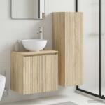 vidaXL Set de mobilier pentru baie 2 buc. Stejar Sonoma GartenMobel Dekor (3406115)
