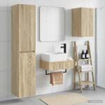 vidaXL Set de mobilier pentru baie 3 buc. Stejar Sonoma GartenMobel Dekor (3406055)