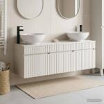 vidaXL Set dulap baie 3 buc. Alb 49 x 44, 5 x 66, 5 cm Lemn prelucrat GartenMobel Dekor (3405757)