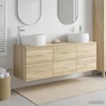 vidaXL Set de mobilier pentru baie 3 buc. Stejar Sonoma GartenMobel Dekor (3405917)
