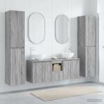 vidaXL Set de mobilier pentru baie 5 buc. Sonoma gri GartenMobel Dekor (3406029)