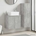 vidaXL Set de mobilier pentru baie 2 buc. Gri Beton 33 x 34, 5 x 100 cm GartenMobel Dekor (3406126)