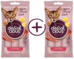 Delickcious DELICKCIOUS, Recompense cremoase cu pui si ananas, 2x60g - club4labute