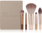 Real Techniques New Nudes On The Glow Mini Brush Kit set perii machiaj pentru călătorii 6 buc