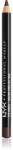NYX Professional Makeup Eye and Eyebrow Pencil creion de ochi cu trasare precisă culoare 931 Black Brown 1.2 g