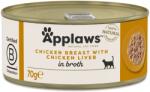 Applaws Cat Broth Hrană umedă pentru pisici cu pui și ficat în supă 70 g