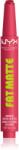 NYX Cosmetics Fat Matte balsam de buze cu efect matifiant Pink Puff 2 g