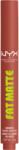 NYX Cosmetics Fat Matte balsam de buze cu efect matifiant Rose Robe 2 g