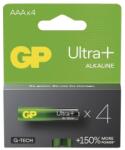GP Batteries Alkáli elem GP Ultra Plus LR03 (AAA), 4db 70839 (1013124000)
