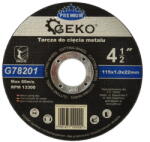 VERKE Fémvágó korong 115mm x 1, 0mm x 22mm 02587 (V44100)