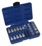 ASTA TOOLS Dugókulcs és bit készlet TORX 34 db profi Asta A-TXSET34 02888 (A-TXSET34)