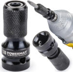 Powermat Ütőadapter kulcsra váltás 1/2" négyszögből 1/4" HEX 41864 (PM0750)