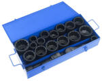 Pro-Tech Nagyméretű szerszámkészlet kofferben 21db 12szögű 1" 30-80mm M Pro-Tech TOOLS 00657 (00657)