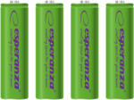 Esperanza Tölthető akkumulátor NI-MH AA 2000mAh 4db, zöld 73331 (EZA104G)