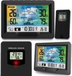Berdsen Statie Meteo BERDSEN BD-901 cu Display, Masurare Temperatura Interioara si Exterioara, Alarma Snooze, Negru (23960843)