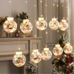 BEPER Lanterne cu LED Beper P207ILL001, 150 lumini calde, 10 globuri transparente, 3m (66078315)