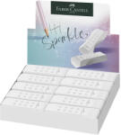 Faber-Castell Display 20 radiere Rollon Faber-Castell Sparkle, Albe (FC187320-20)