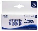 Akyga LR03, 1.5V, AAA alkáli elem 10db (AKY1970) (AKY1970) (AKY1970)