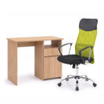Leziter Family Pro íróasztal szett Fit ergonomikus forgószékkel (LFPROI1A1FST_TY8045-3-GREEN) - homelux